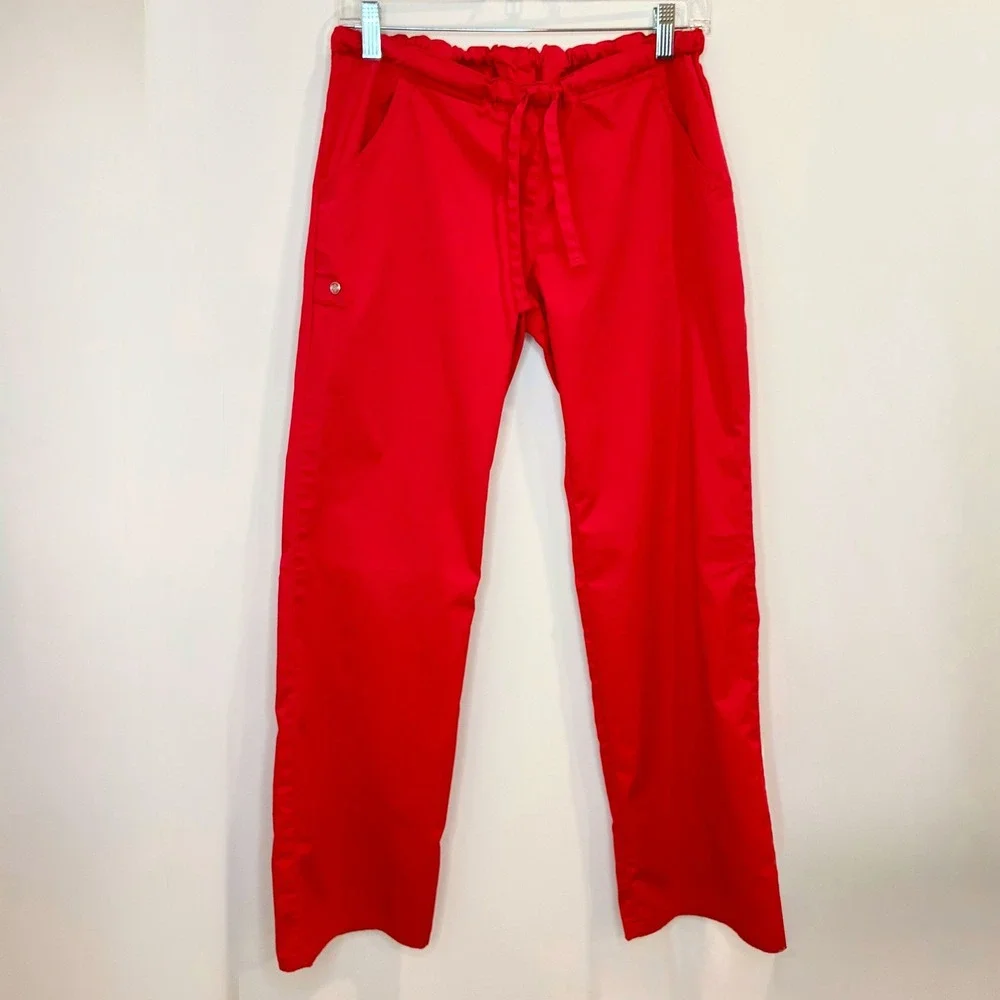 Women's Red Cherokee Scrub Pants Style 1841 - Matching top available Size XS